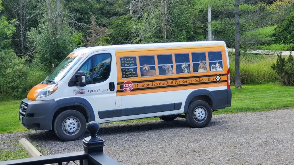 Diamond in the Ruff mobile. Ready to pick up for dog training programs